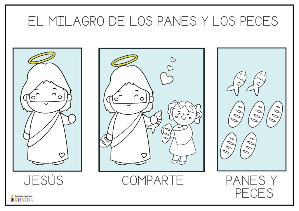 Ficha adaptada: Milagro de los panes y los peces